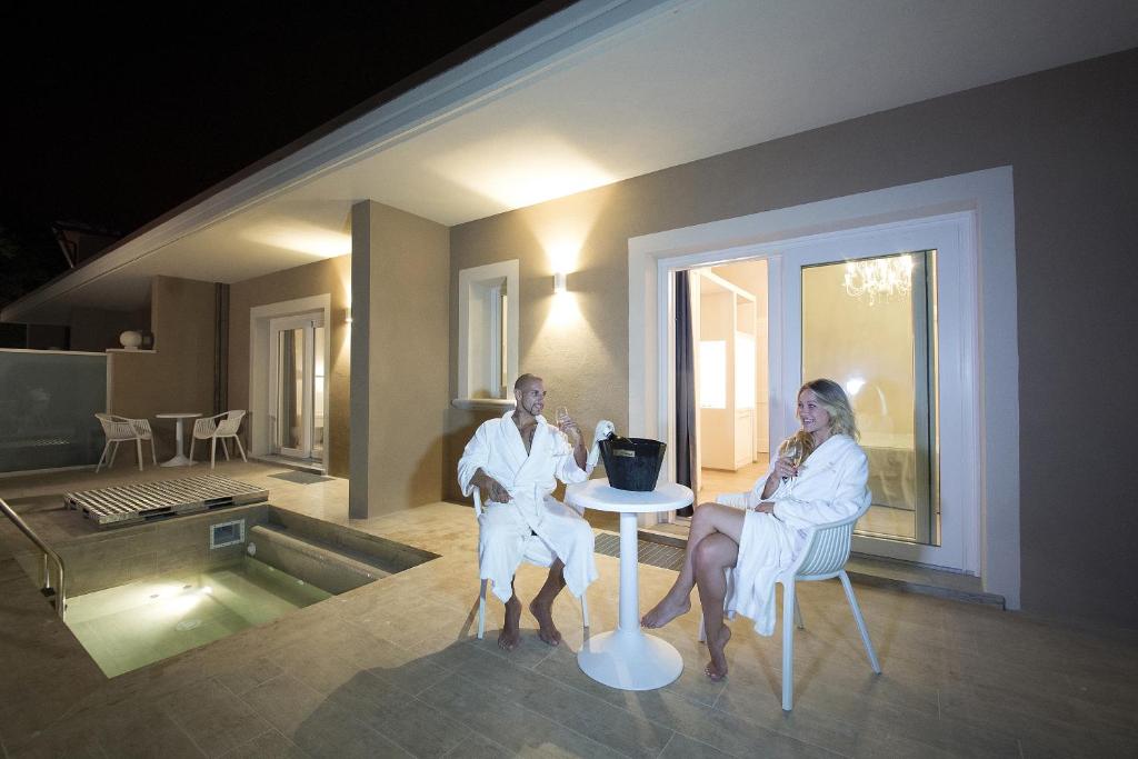 Camera con Piscina Toscana Relais I Piastroni Hotel Di Nardo Group
