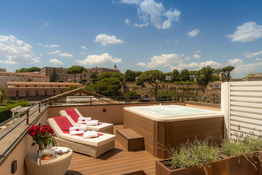 Jacuzzi in Terrazza Roma Villa Agrippina Gran Meliá Jacuzzi in Terrazza Roma Villa Agrippina Gran Meliá