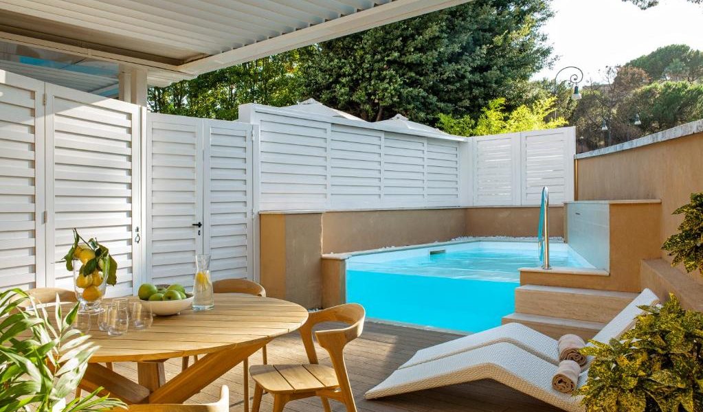 Suite Villa Agrippina Gran Meliá Roma con Piscina Privata in Terrazza