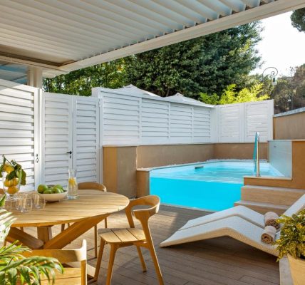 Suite Villa Agrippina Gran Meliá Roma con Piscina Privata in Terrazza