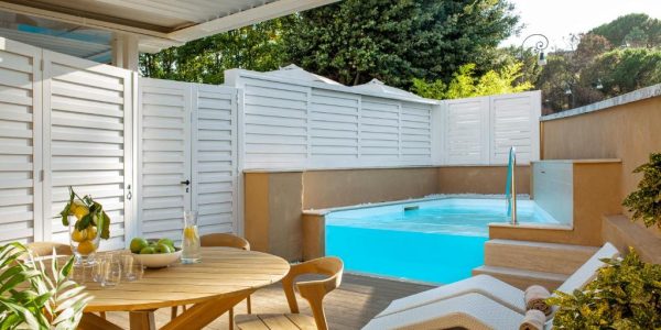 Suite Villa Agrippina Gran Meliá Roma con Piscina Privata in Terrazza