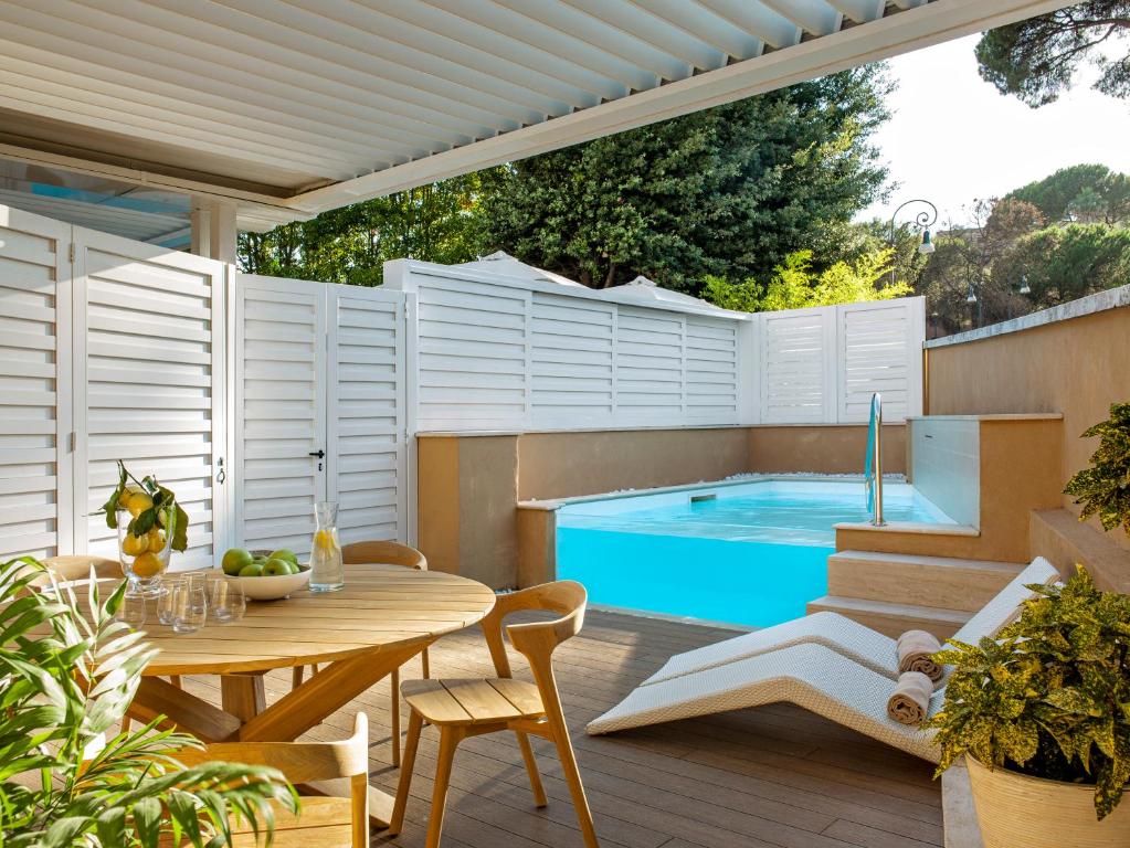 Suite Villa Agrippina Gran Meliá Roma con Piscina Privata in Terrazza