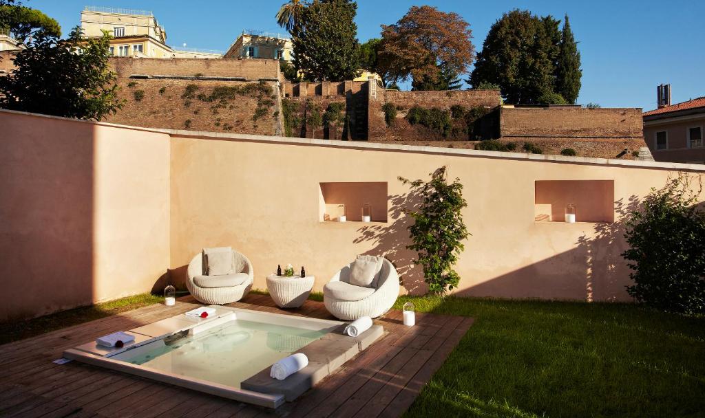 Villa Agrippina Gran Meliá Roma con Vasca Idromassaggio Privata in Camera Villa Agrippina Gran Meliá Roma con Vasca Idromassaggio Privata in Camera